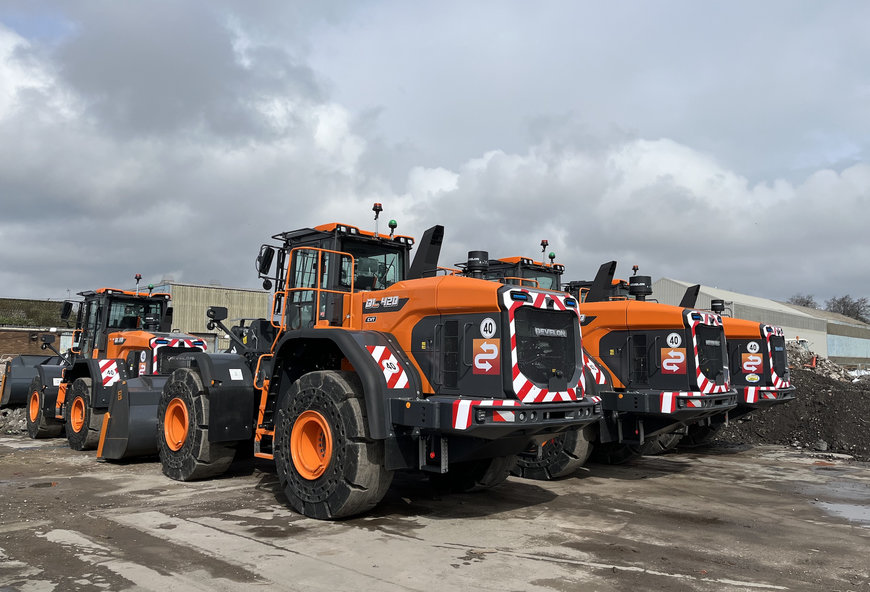 HeavyMovement Purchases Eight New Develon Wheel Loaders